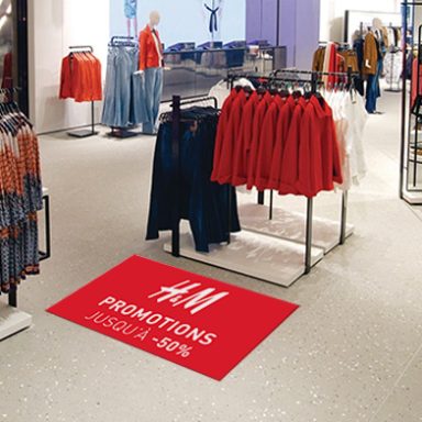 tapis accueil entreprise personnalisé