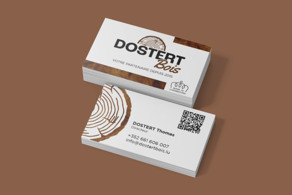 cartes de visites dostert bois